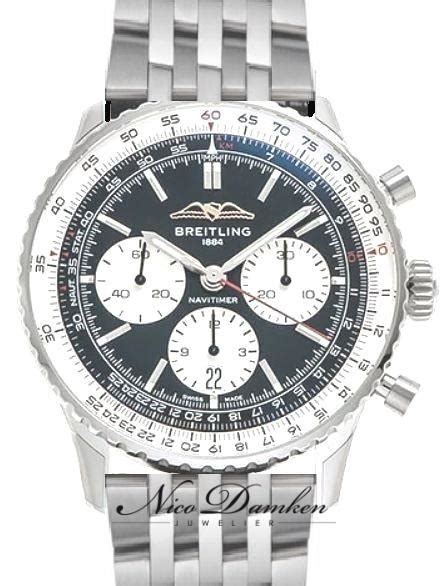 breitling navitimer schwarzes ziffernblatt|breitling flieger chronograph.